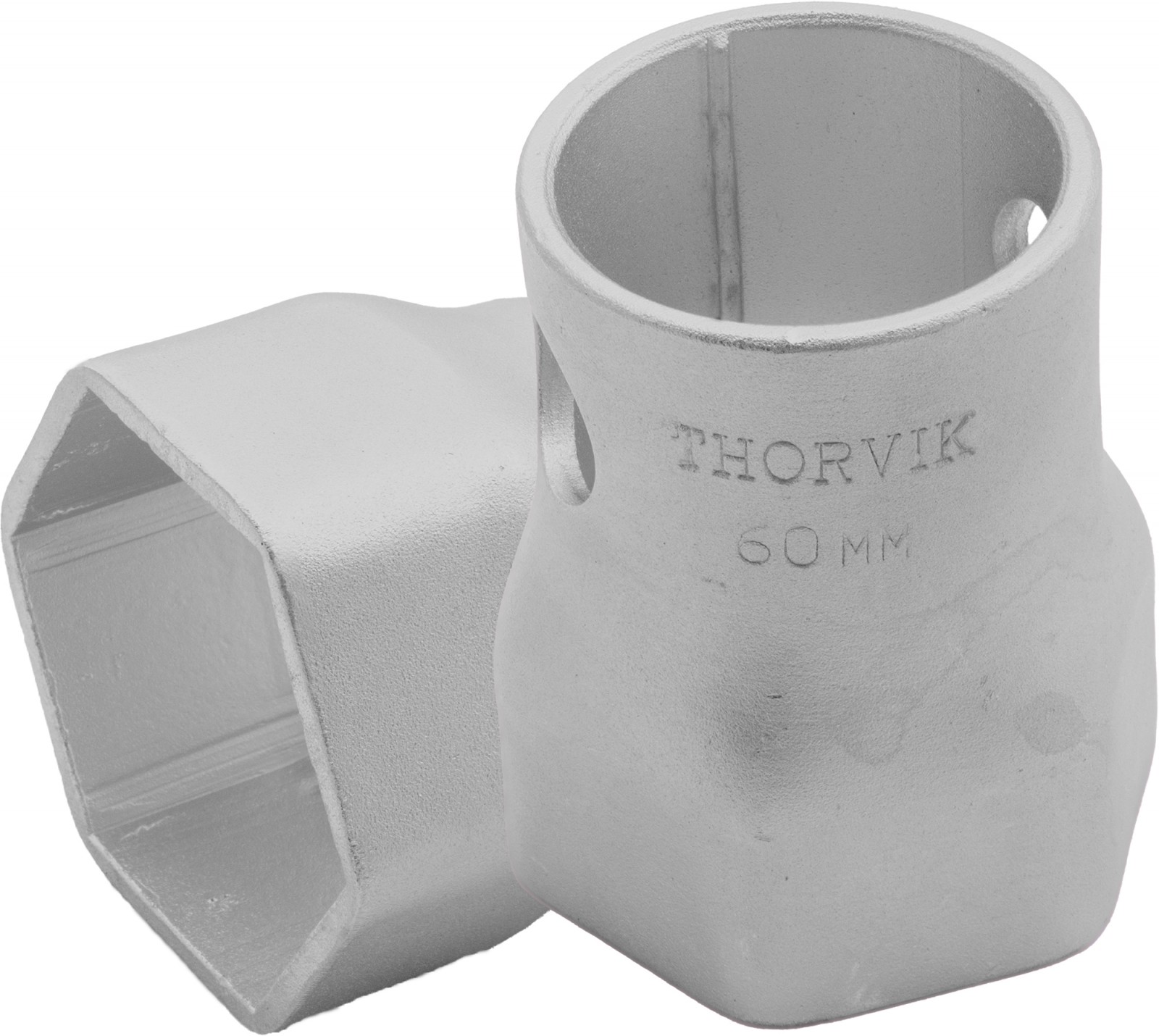 

Ключ гаечный трубчатый ступичный шестигранный 60 мм, сталь, Thorvik BS6P60 (BS6P60), BS6P60