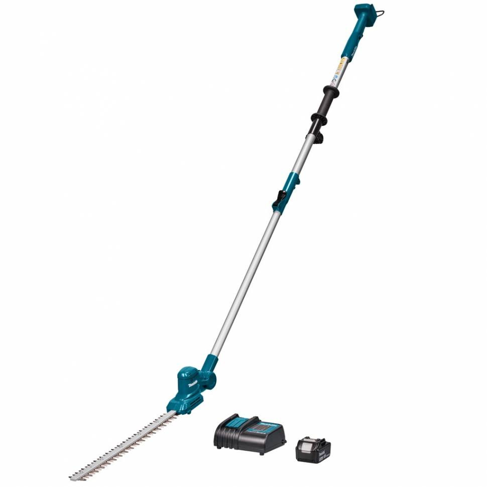 

Высоторез-кусторез Makita DUN461WSF, аккумуляторный, 250 Вт, Li-Ion, 3 А·ч, 18 В, длина лезвия 46 см, 3.7 кг (DUN461WSF) АКБ и ЗУ, DUN461WSF