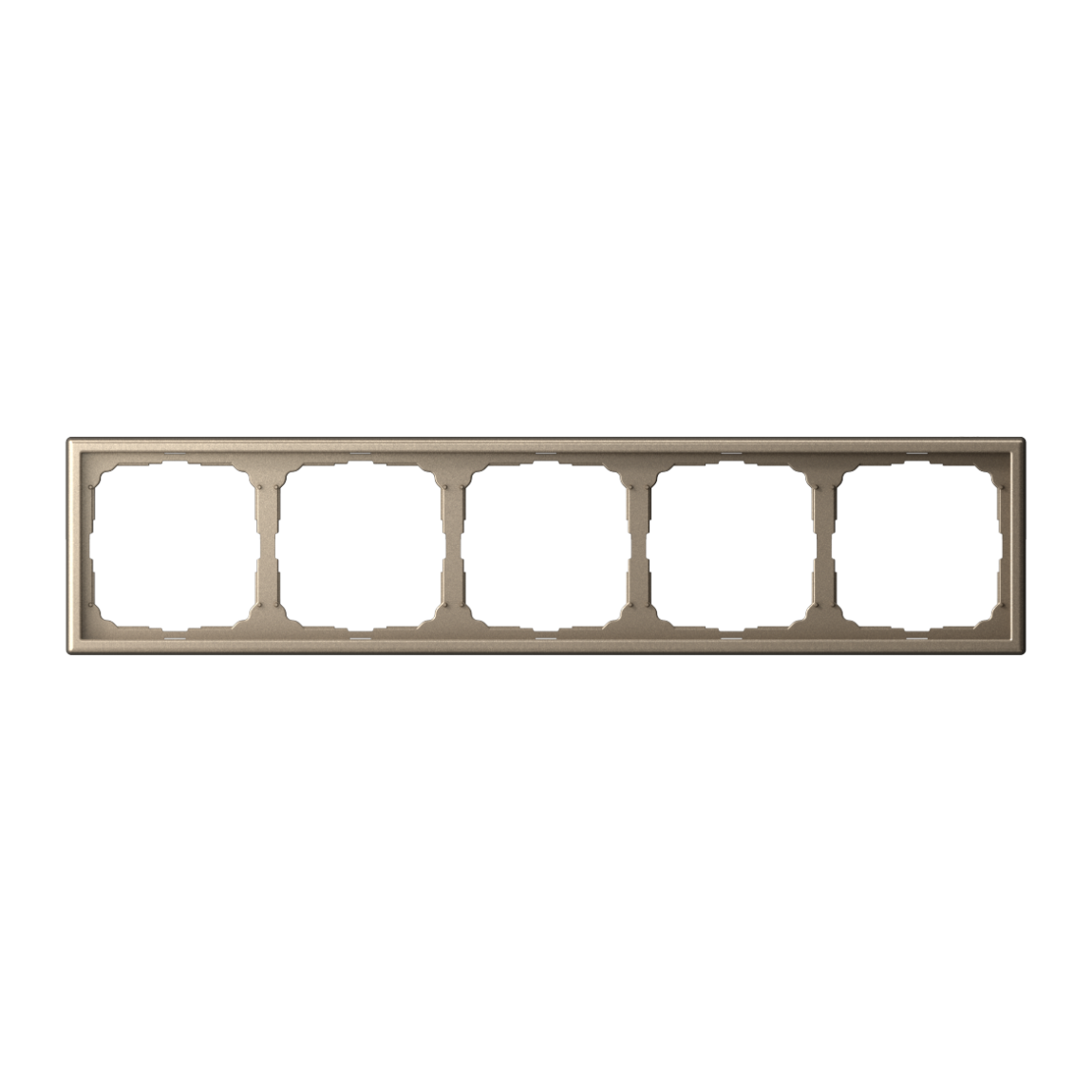 

Рамка Systeme Electric ARTGALLERY, горизонтальная и вертикальная, 5-постов, шампань (GAL000505)