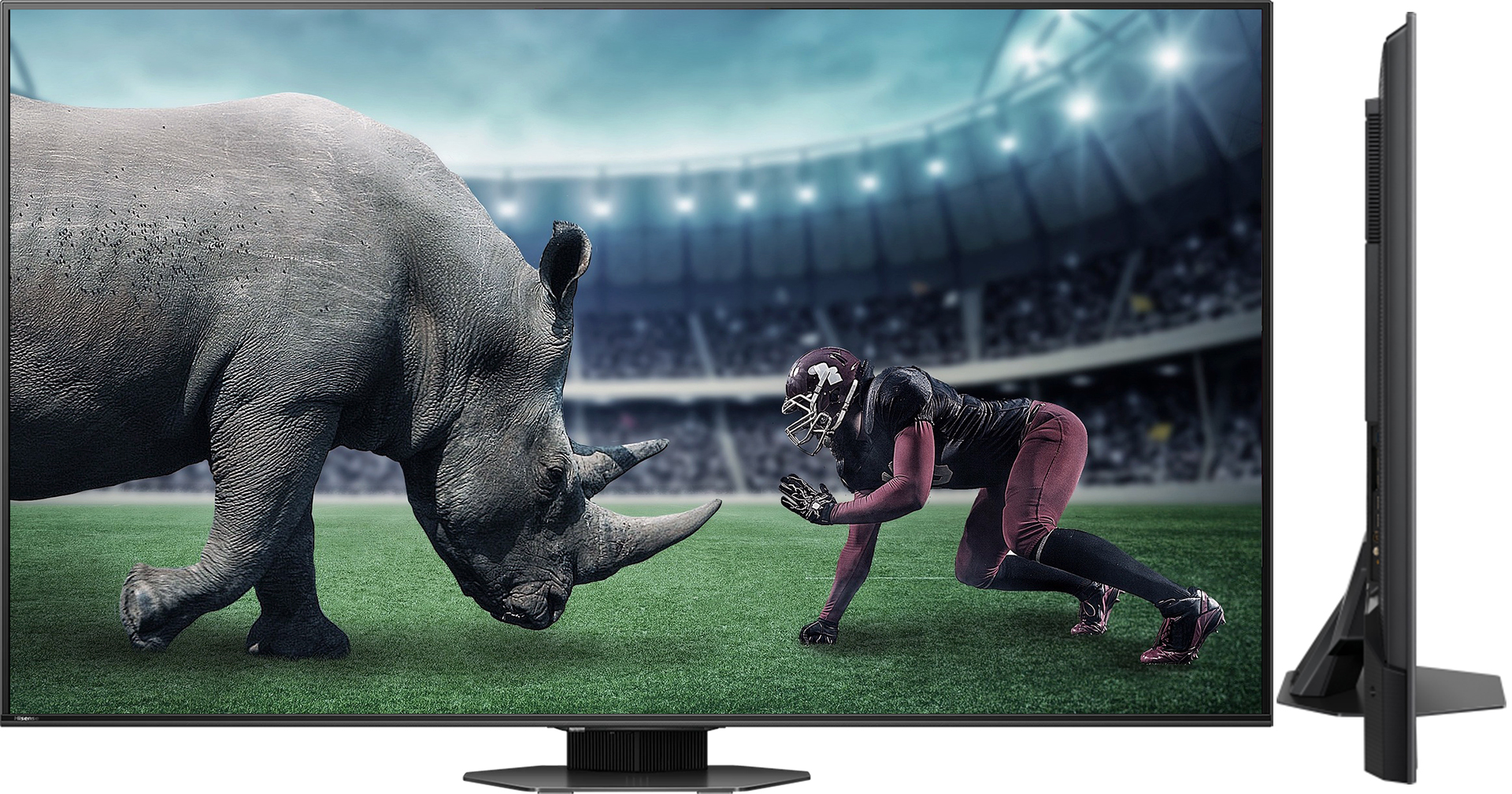 Телевизор 65" Hisense 65U8NQ, 3840x2160, темно-серый