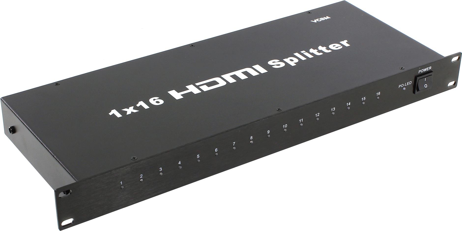 Разветвитель HDMI VCOM DD4116, 1xHDMI(19F)-16xHDMI(19F) v1.4, 1920x1080, блок питания (DD4116)