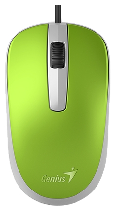 Мышь проводная Genius DX-120 Spring Green USB, оптическая светодиодная, USB, зеленый