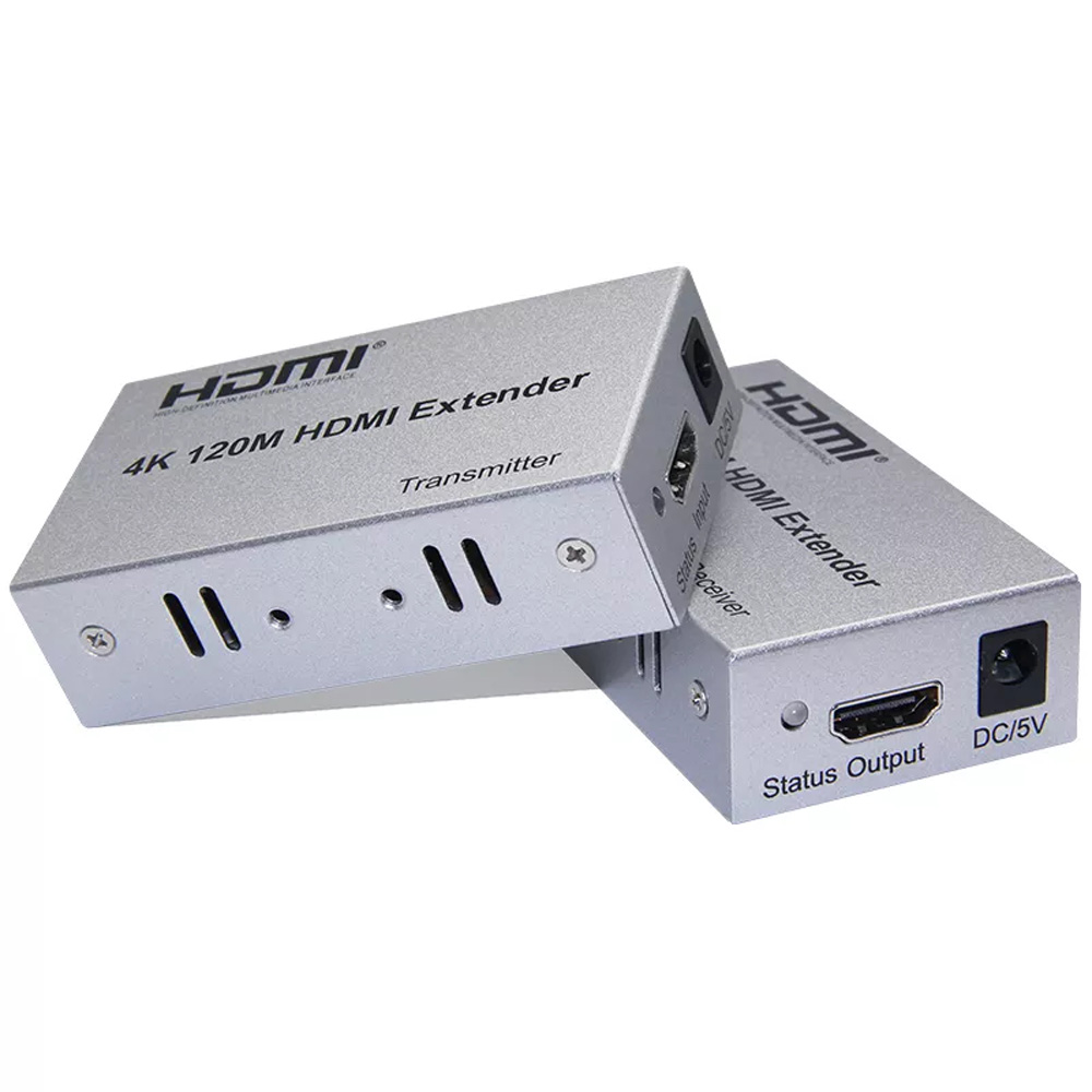 

Удлинитель HDMI Orient VE047, 1xHDMI(19F)-1xHDMI(19F) v1.4b, 3840x2160, по витой паре до 100 м (30161), VE047