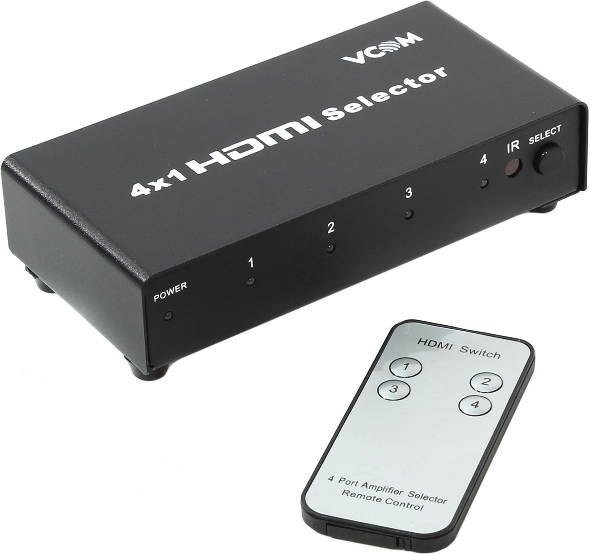 

Переключатель HDMI VCOM DD434, 4xHDMI(19F)-1xHDMI(19F) v1.4, 1920x1080 (DD434), DD434
