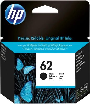Картридж струйный HP 62 (C2P04AE), черный, оригинальный, ресурс 200 страниц для OJ 200