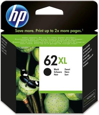 Картридж струйный HP 62XL (C2P05AE), черный, оригинальный, ресурс 600 страниц для OJ 200