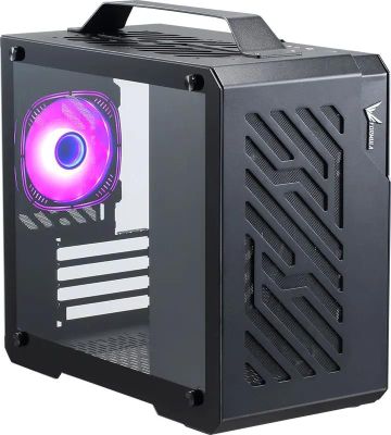 

Корпус Formula V Air Cube G3, mATX, Mini-Tower, USB 3.0, USB Type-C, RGB подсветка, черный, без БП (AIR CUBE G3 B), Air Cube G3