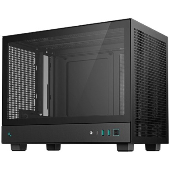 Корпус Deepcool CH160, Mini-ITX, Mini-Tower, USB Type-C, черный, без БП (PCCDP_CH_160)