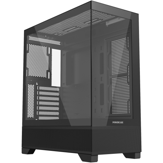 

Корпус PowerCase Luminous, ATX, Midi-Tower, USB 3.0, черный, без БП (CLB- L0), Luminous