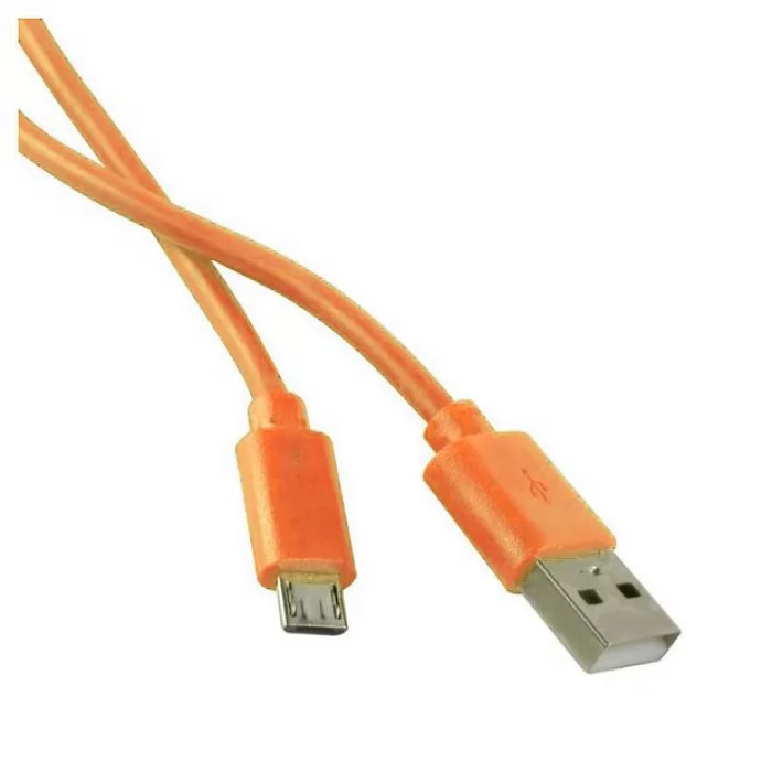 

Кабель USB-Micro USB, быстрая зарядка, 3А, 1 м, оранжевый, mObility (УТ000025667)