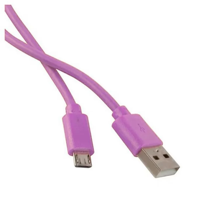 

Кабель USB-Micro USB, быстрая зарядка, 3А, 1 м, фиолетовый, mObility (УТ000025666)