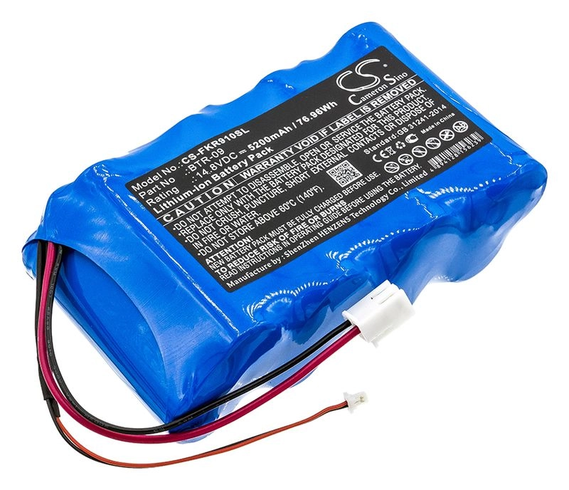 

Аккумулятор CameronSino CS-FKR910SL, 14.8V, 5.2 А·ч, Li-Ion для Fujikura (CS-FKR910SL), CS-FKR910SL
