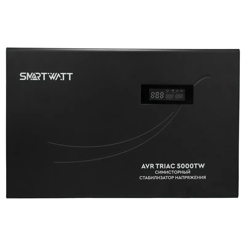 

Стабилизатор напряжения SMARTWATT AVR TRIAC 5000TW, 5000 VA, клеммная колодка, черный (4512020380002), AVR TRIAC 5000TW