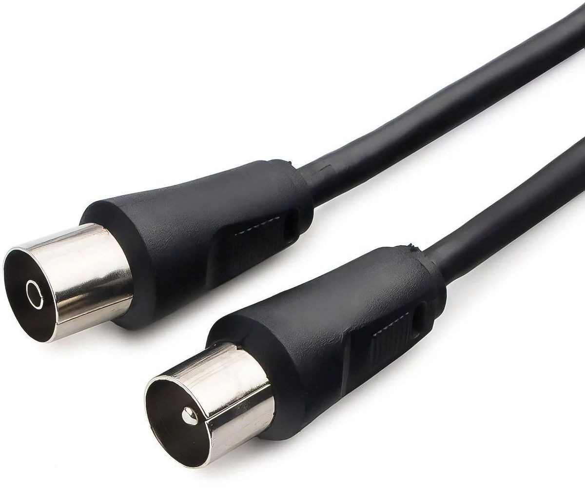 

Кабель Coax(m)-Coax(f), 3 м, черный PREMIER CCV-515-3M (CCV-515-3M)