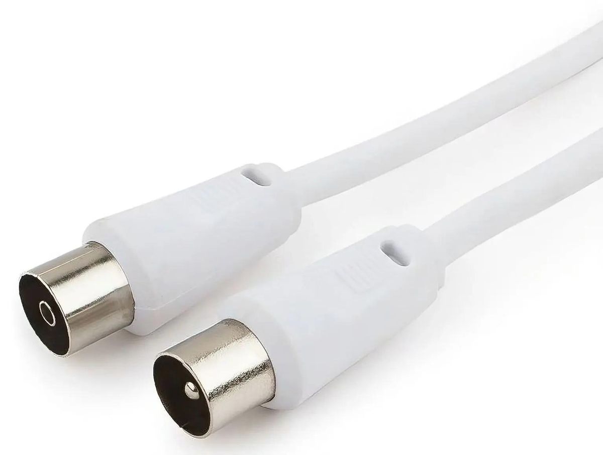 Кабель Coax(m)-Coax(f), 3 м, PREMIER CCV-515-W-3M (CCV-515-W-3M)