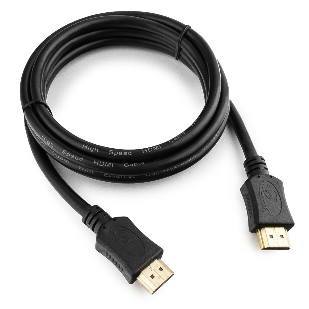 Кабель HDMI(19M)-HDMI(19M) v2.0 4K, экранированный, 1.5 м, черный Cablexpert (CC-HDMI4L-1.5M)