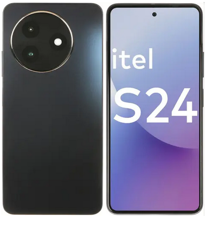 

Смартфон ITEL S24, 6.6" 1612x720 IPS, MediaTek Helio G91, 8Gb RAM, 256Gb, 3G/4G, NFC, Wi-Fi, BT, 2xCam, 2-Sim, 5000 мА⋅ч, USB Type-C, Android 13, черный (S24 S667LN 256+8 STARRY BLACK), S24