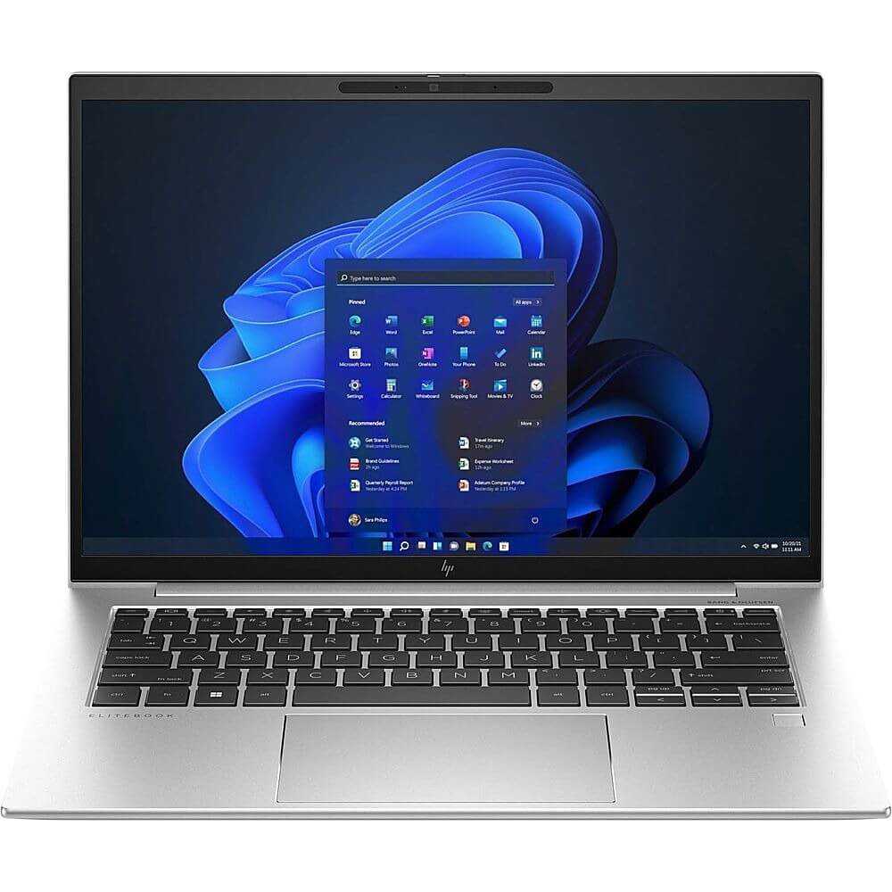 

Ноутбук HP EliteBook 840 G10 14" IPS 1920x1200 Touch, Intel Core i7 1360P 1.6 ГГц, 16Gb RAM, 512Gb SSD, W11Pro, серебристый (89D96UT)