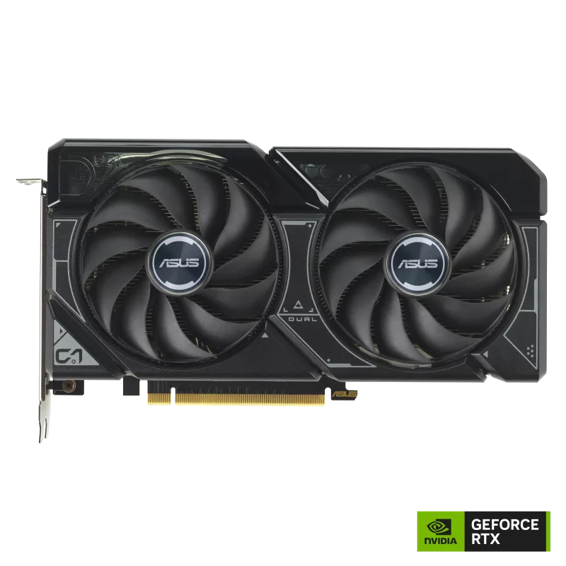 

Видеокарта ASUS NVIDIA GeForce RTX 4060Ti Dual SSD OC, 8Gb DDR6, 128 бит, PCI-E, HDMI, 3DP, Retail (DUAL-RTX4060TI-O8G-SSD), Dual SSD OC