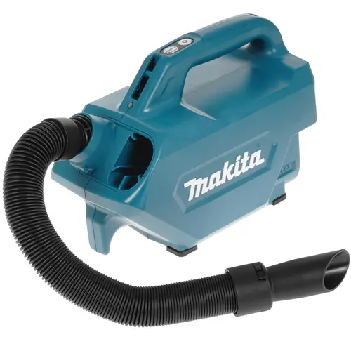 Строительный пылесос Makita DCL184Z, аккумуляторный, сухая уборка, объем пылесборника 500 мл, мешок, 2.2 кг (DCL184Z) поставляется без аккумуляторов и зарядного устройства