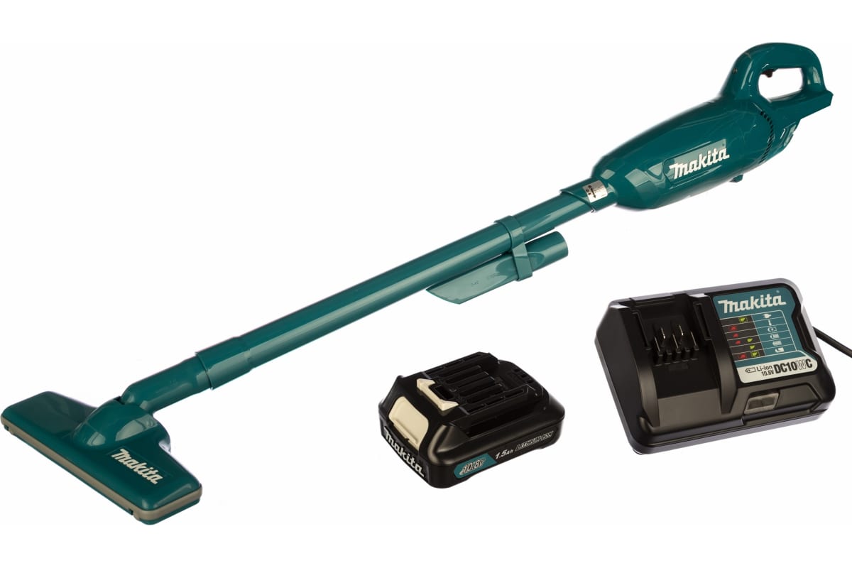 Строительный пылесос Makita CL106FDWY, аккумуляторный