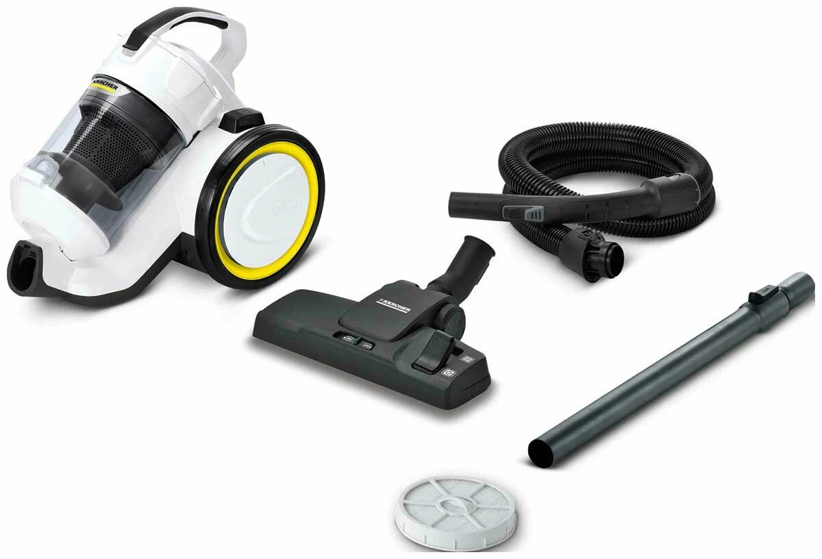 

Пылесос Karcher VC 3 Floor 700 Вт, 900 мл, 5 м, белый/черный (1.198-059.0), VC 3 Floor
