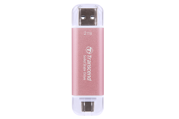

Внешний SSD Transcend ESD310 2Tb, USB 3.2 Gen 2/ Type-C, розовый (TS2TESD310P)