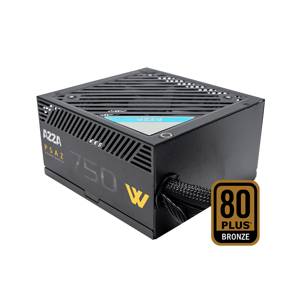 

Блок питания 750 Вт ATX Azza PSAZ-750W, 120 мм, 80 Plus Bronze, Retail (PSAZ-750W), PSAZ-750W