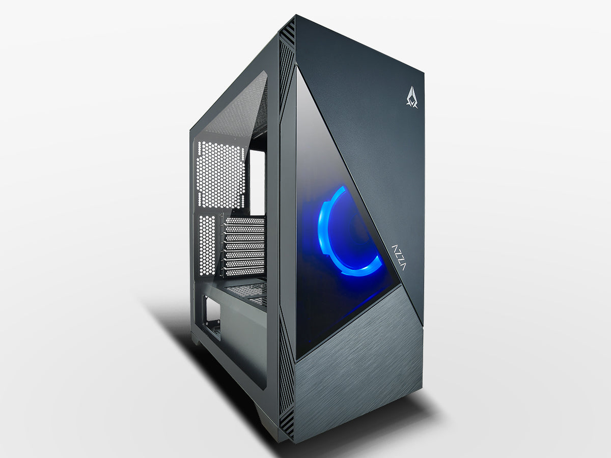 

Корпус Azza Eclipse, ATX, Midi-Tower, USB 3.0, RGB подсветка, черный, без БП (CSAZ-440), Eclipse
