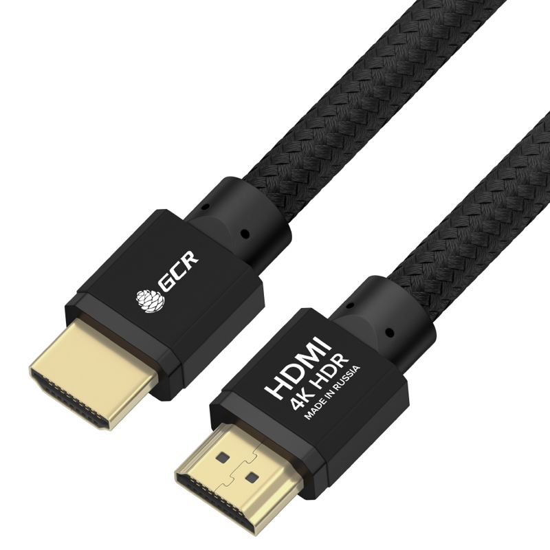 

Кабель HDMI(19M)-HDMI(19M) v2.0 4K, экранированный, 50 см, черный Greenconnect PROF (GCR-54984)