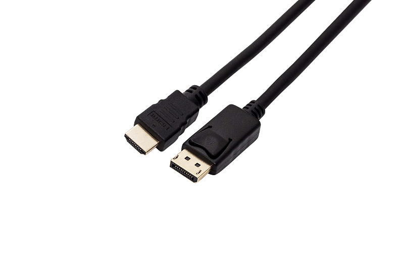 

Кабель DisplayPort (M)-HDMI(19M), 1.8 м, черный Fillum (FL-C-DPM-HM-1.8M)