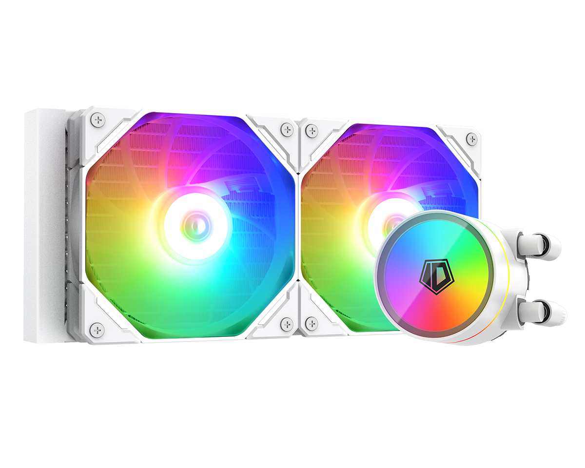 

Жидкостное охлаждение ID-COOLING Zoomflow 240 XT V2 WHITE для Socket 115x/2066/2011/2011-3/1200/1700/1851/AM5/AM4, 250 Вт, 2x120 мм, ARGB, белый, Zoomflow 240 XT V2 WHITE