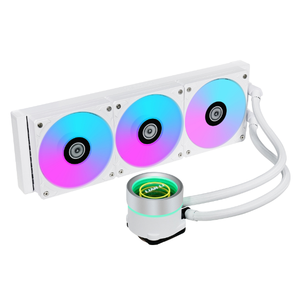 Жидкостное охлаждение LIAN LI GA II Trinity 360 White, 3x120 мм