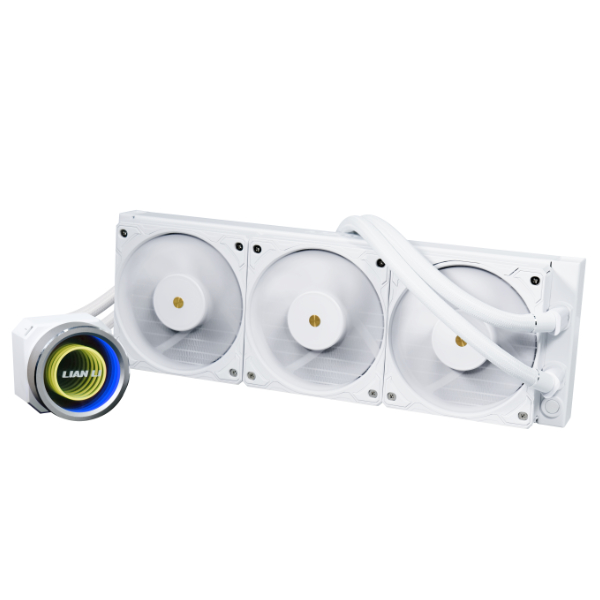 

Жидкостное охлаждение LIAN LI GA II Trinity Perfomance 360 White для Socket 115x/1200/1700/1851/AM5/AM4, 3x120 мм, белый (GA2P36W), GA II Trinity Perfomance 360 White