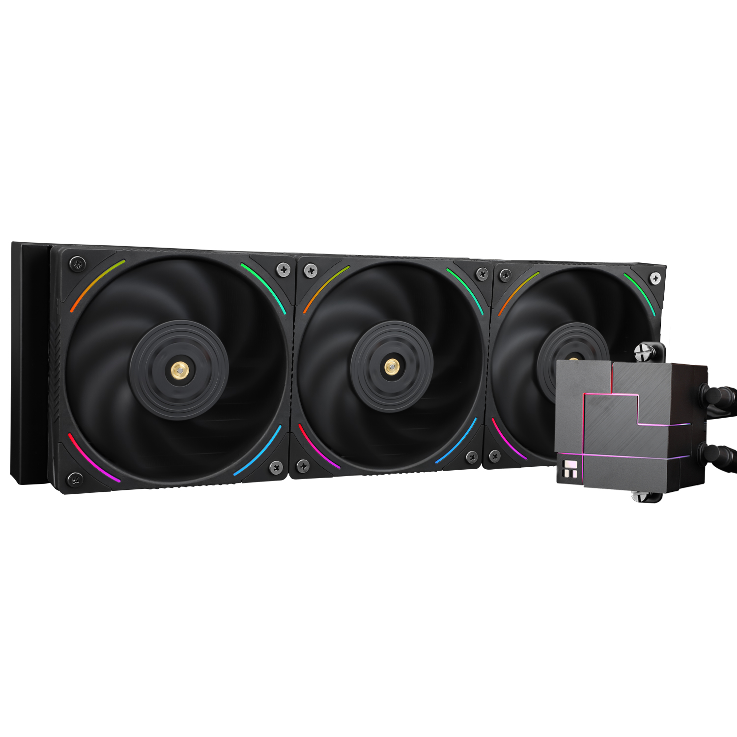 

Жидкостное охлаждение Thermalright Core Matrix 360 BLACK для Socket 115x/2066/2011/2011-3/1200/1700/1851/AM5/AM4, 3x120 мм, ARGB, черный (C-MATRIX-360-BL), Core Matrix 360 BLACK