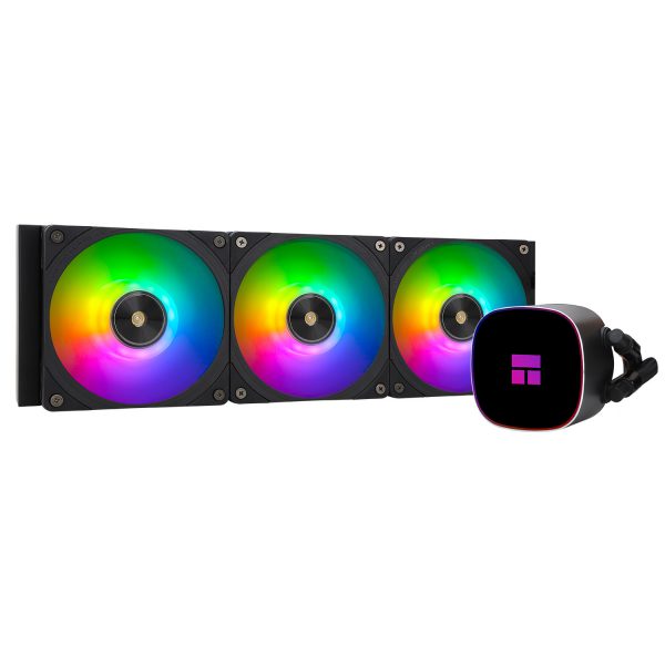 

Жидкостное охлаждение Thermalright Frozen Horizon 360 BLACK ARGB для Socket 115x/2066/2011/2011-3/1200/1700/1851/AM5/AM4/AM3/AM3+/FM1/AM2+/FM2/FM2+, 3x120 мм, ARGB, черный (F-HORIZON-360-BL), Frozen Horizon 360 BLACK ARGB
