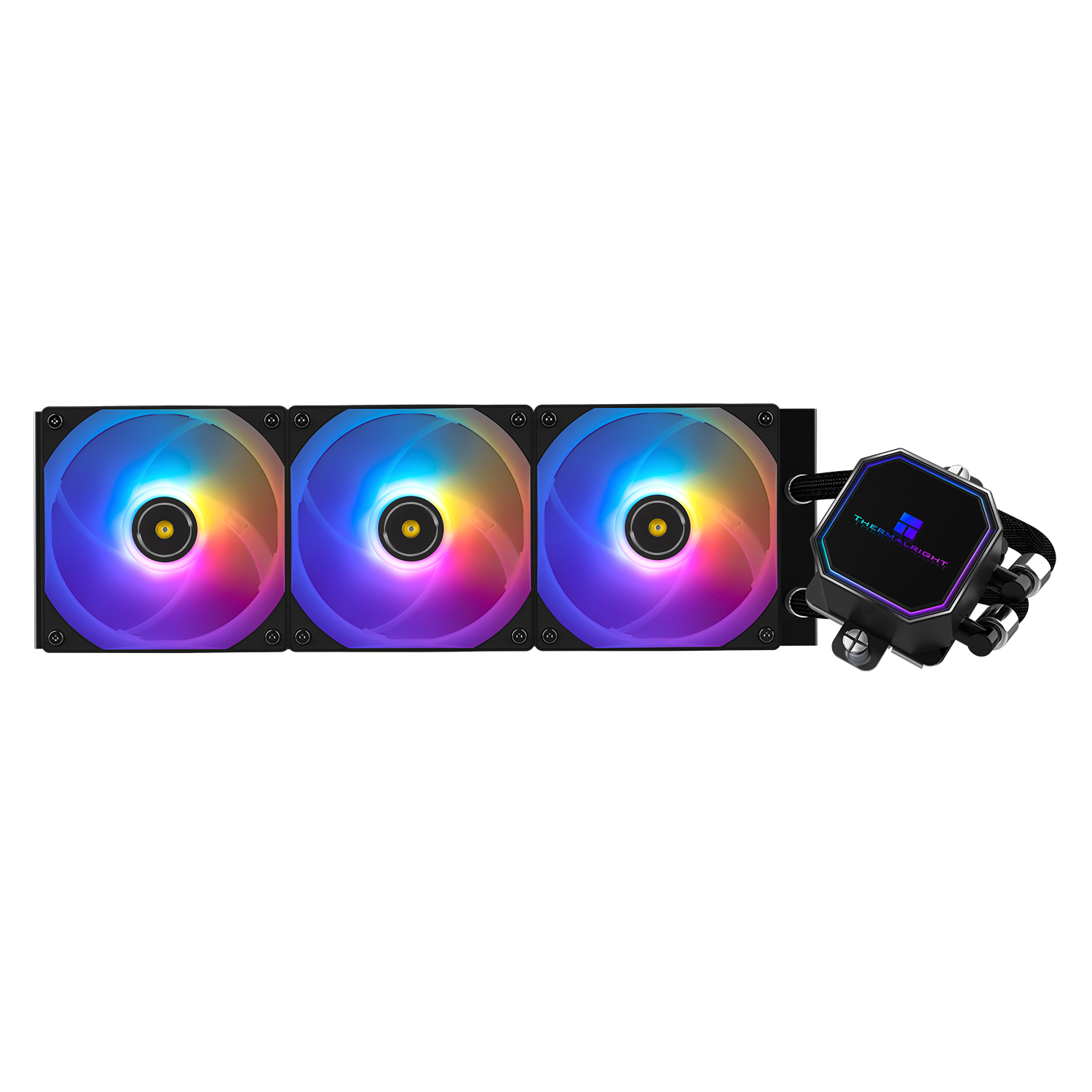 

Жидкостное охлаждение Thermalright Frozen Prism 360 BLACK ARGB для Socket 115x/2066/2011/2011-3/1200/1700/1851/AM5/AM4, 3x120 мм, ARGB, черный (F-PRISM-360-BL-ARGB), Frozen Prism 360 BLACK ARGB