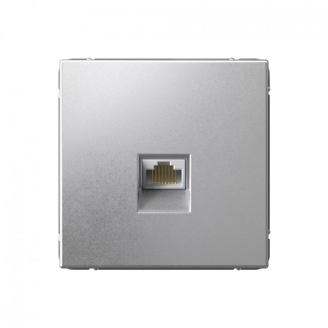 

Розетка RJ-45 скрытый монтаж категория 6А, механизм в сборе, алюминий, System Electric ArtGallery (GAL000386)