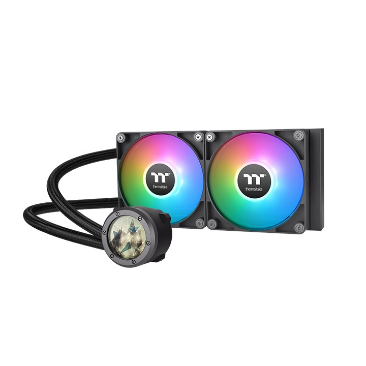 

Жидкостное охлаждение Thermaltake TH240 V2 Ultra ARGB для Socket 115x/2066/2011/2011-3/1200/1700/1851/AM5/AM4/AM3/AM3+/FM1/AM2+/FM2/FM2+, 2x120 мм, ARGB, черный (CL-W383-PL12SW-A), TH240 V2 Ultra ARGB