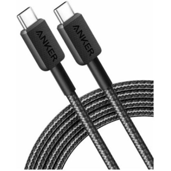 

Кабель USB Type-C-USB Type-C, быстрая зарядка, 90 см, черный, Anker Power Line 310 A81D5H11 (ANK-A81D5H11-BK), A81D5H11