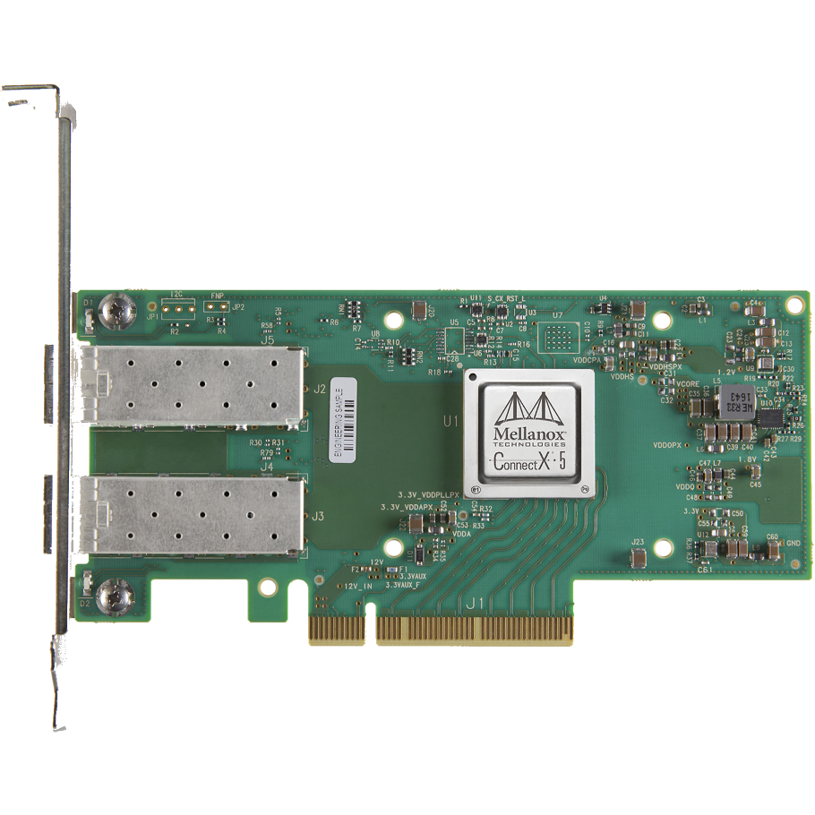 

Сетевая карта Mellanox ConnectX-5 EN, 2xSFP28, 25 Гб/с, PCI-Ex8, Retail (MCX512A-ACUT), ConnectX-5 EN
