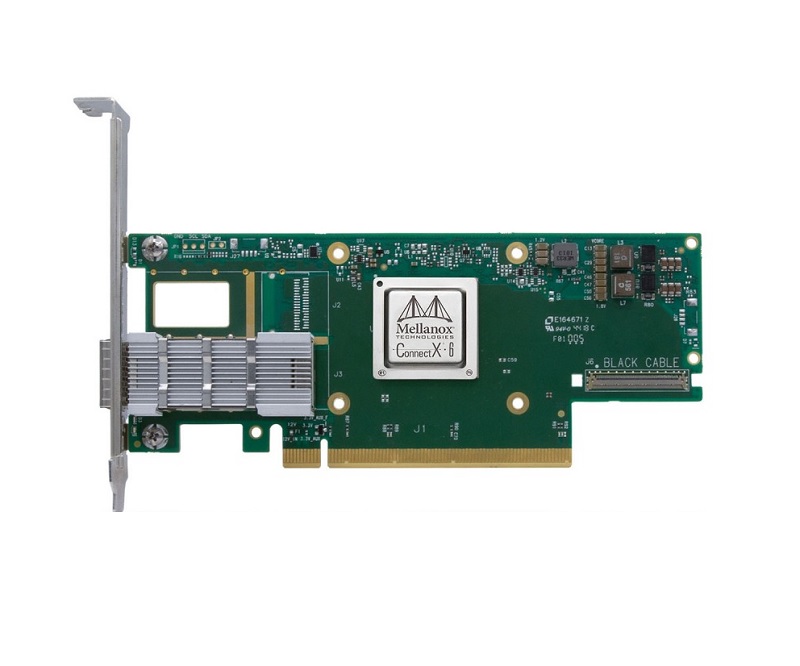 

Сетевая карта InfiniBand Mellanox ConnectX-6 DE, 1xQSFP56, 200 Гб/с, PCI-Ex16, Retail (MCX683105AN-HDAT), ConnectX-6 DE