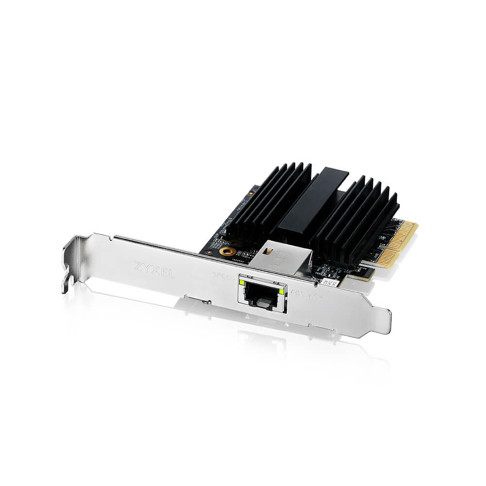 

Сетевая карта ZYXEL XGN100C, 1xRJ-45, 10 Гбит/с, PCI-E, Retail ((XGN100C-ZZ0102F), XGN100C