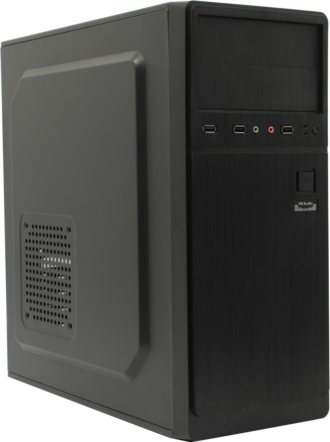 Корпус ExeGate XP-402U-XP450, ATX, Midi-Tower, USB 3.0, черный, 450 Вт (EX283738RUS)