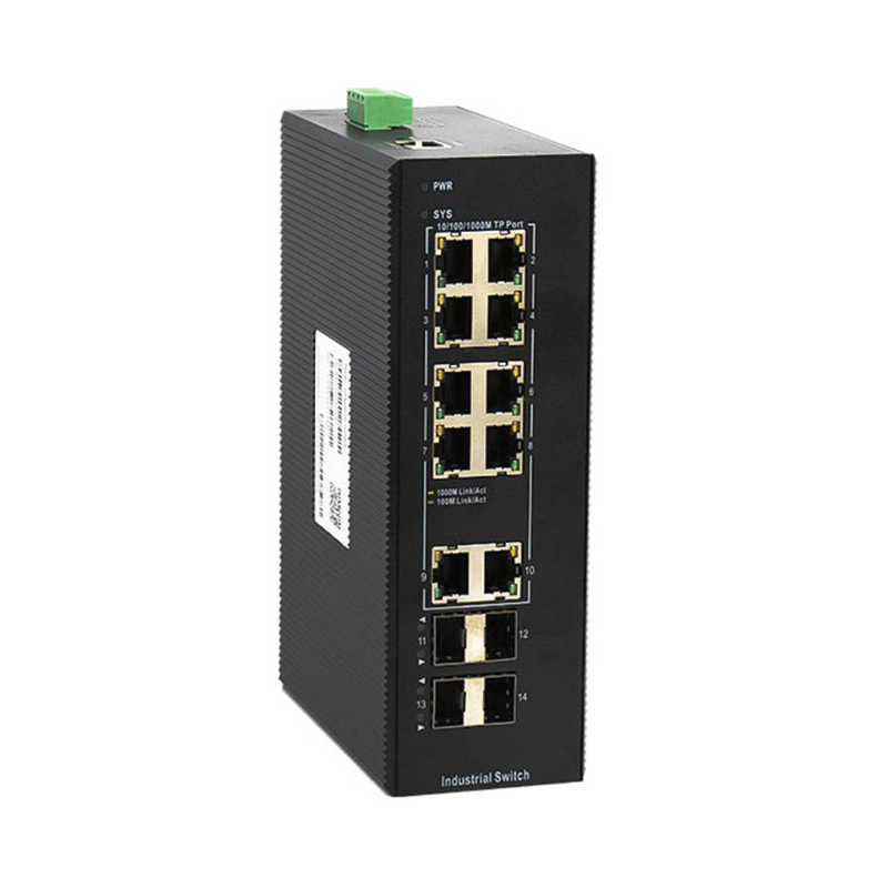 Коммутатор BDCOM IES200-V25-4S10T, управляемый (10x1 Гбит/с) (IES200-V25-4S10T)