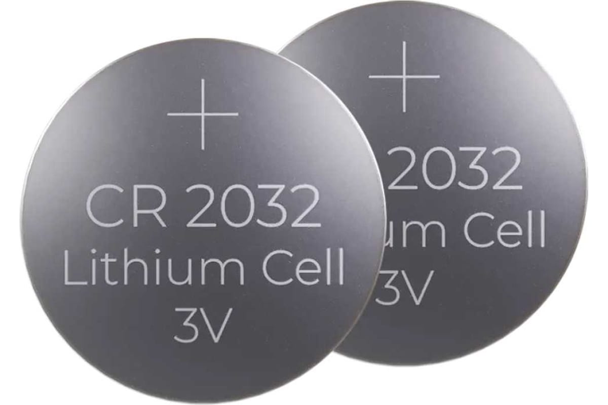 

Батарея IEK CR2032, 3V, 2 шт. (ABT-CR2032-OP-L02)