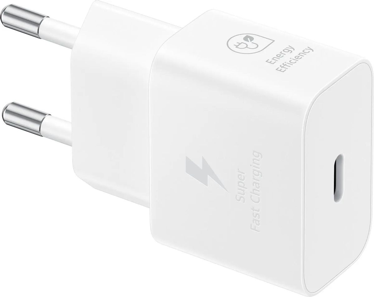 

Сетевое зарядное устройство Samsung EP-T2510 25 Вт, USB type-C, Quick Charge, PD, белый (УТ-00014456), EP-T2510