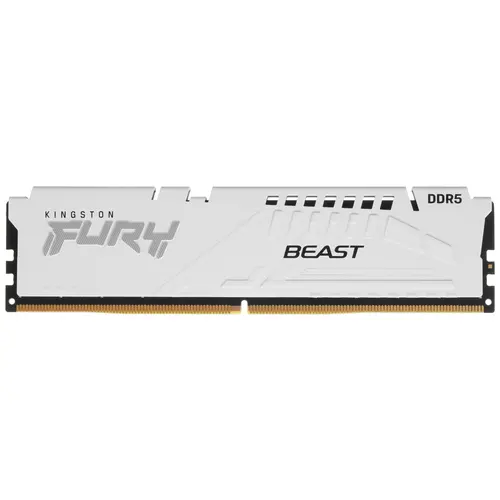 

Память DDR5 DIMM 16Gb, 5600MHz, CL40, 1.1V, Kingston, FURY Beast White (KF556C40BW-16) Retail, KF556C40BW-16