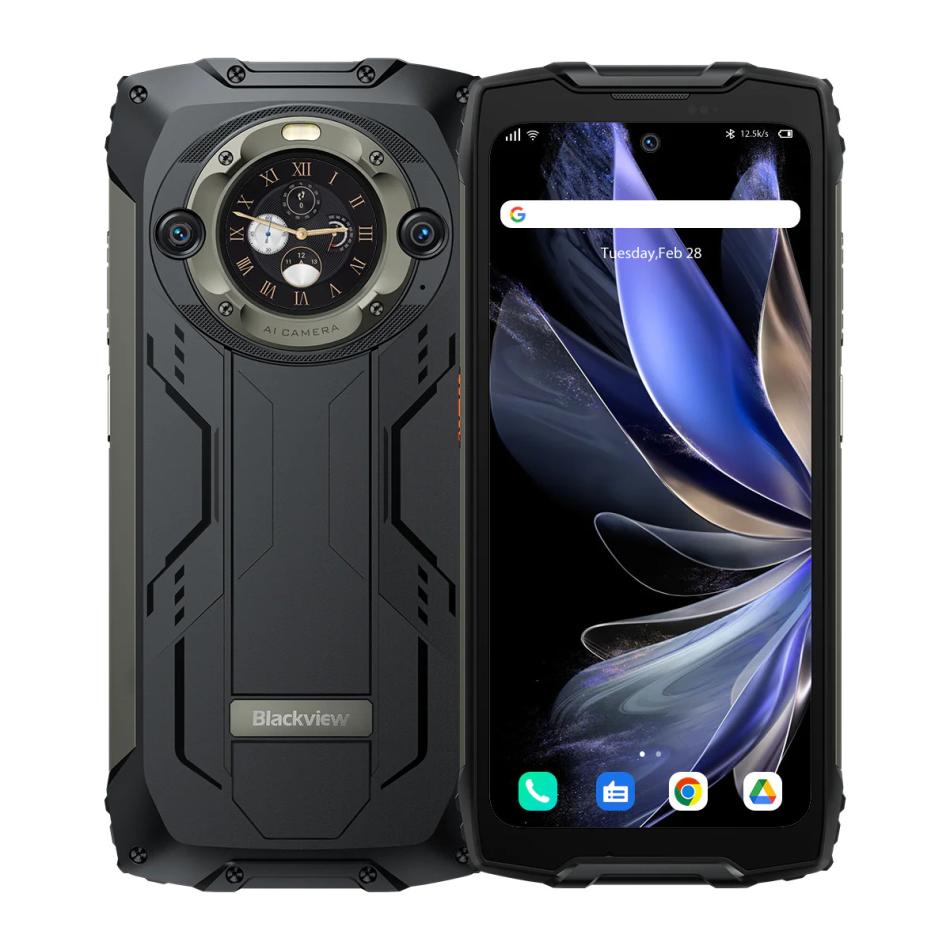 

Смартфон Blackview BV9300 Pro, 6.7" 1080x2388 IPS, MediaTek Helio G99, 12Gb RAM, 256Gb, 3G/4G, NFC, Wi-Fi, BT, 2xCam, 2-Sim, 15.1 А·ч, USB Type-C, Android 13, черный (BV9300PRO-12256BLA), BV9300 Pro