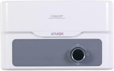 

Водонагреватель электрический проточный 3л/мин 3.5 кВт, Atmor 3195635 Concept (3195635), 3195635